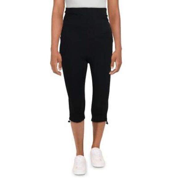 FP MOVEMENT BY FREE PEOPLE CLASS ACT HIGH WAISTED CROPPED LEGGINGS BLACK XS‎ NWT - Picture 6 of 6